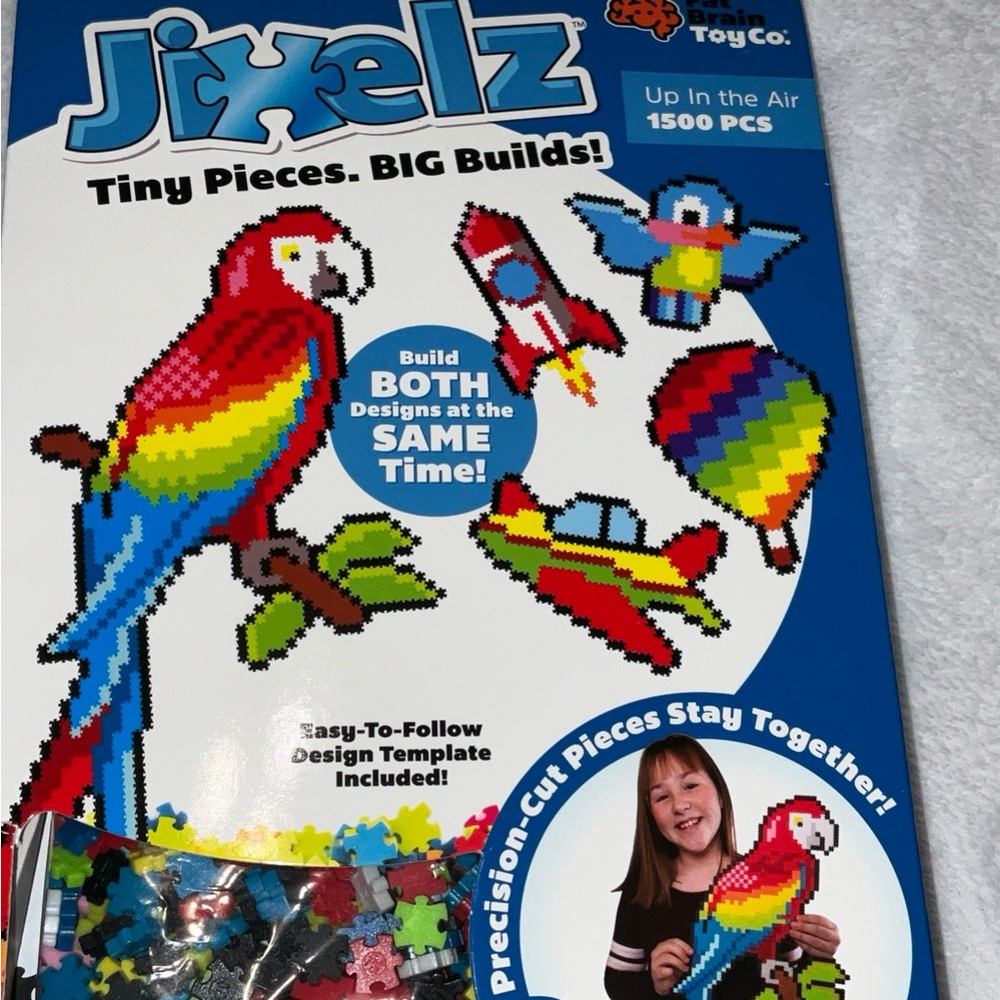 Jixels Tiny PCs Big Builds Fat Brain Toys Jixelz 1500 PC Set 24084 New Sealed